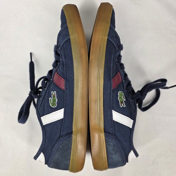 LACOSTE SIDELINE 319 SNEAKERS – NAVY – GUM SOLE – WOMEN’S US 7 – 2019 RELEASE - Picture 11 of 11